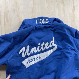 Vintage Sportsmaster Jacket Mens XL Blue Bomber Softshell Insulated Full Zip